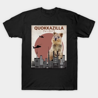 Quokkazilla Quokka Giant Monster Parody T-Shirt